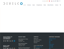 Tablet Screenshot of develco.com